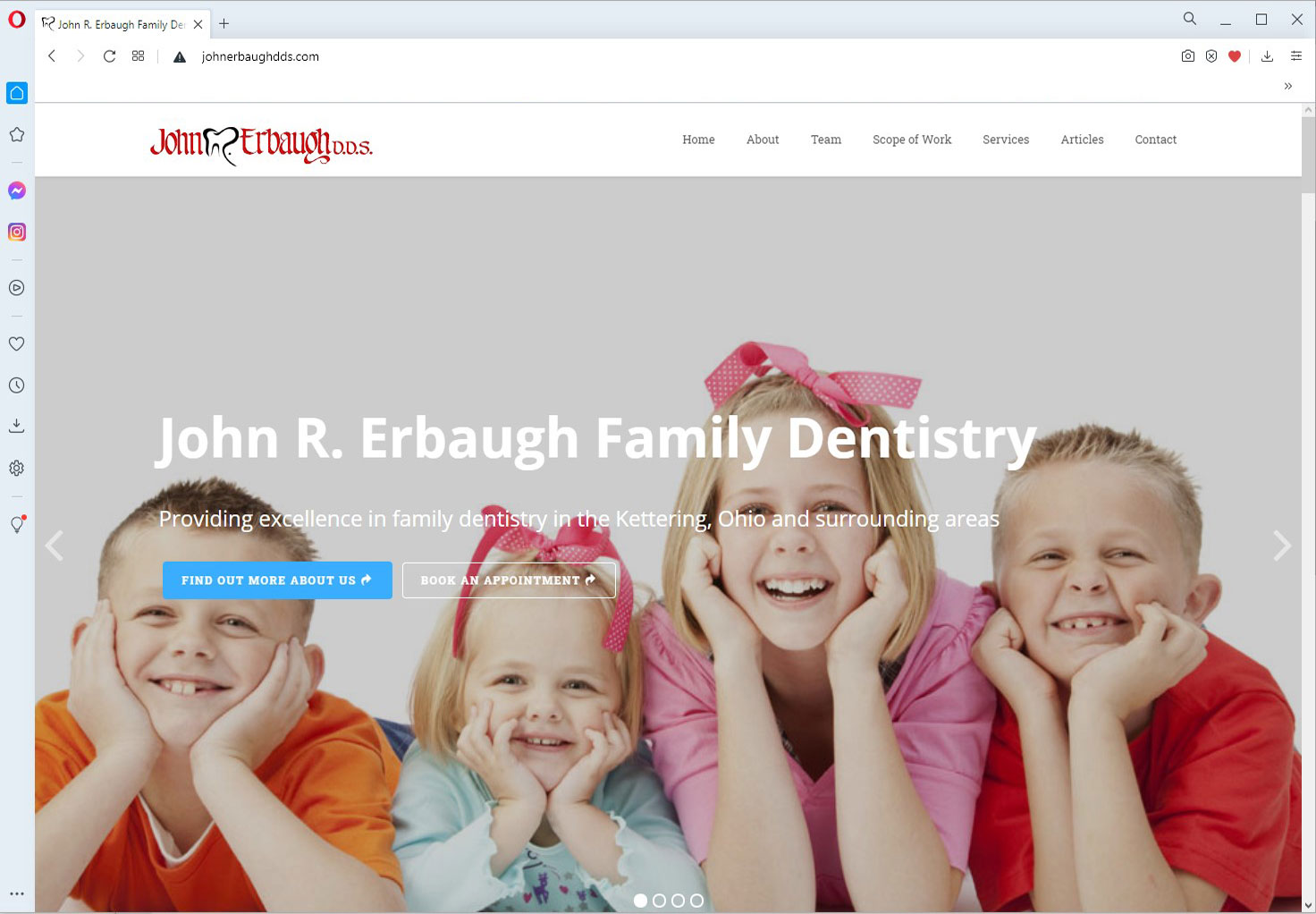 Diversified Engineering Concepts, LLC - Dentist Website Image